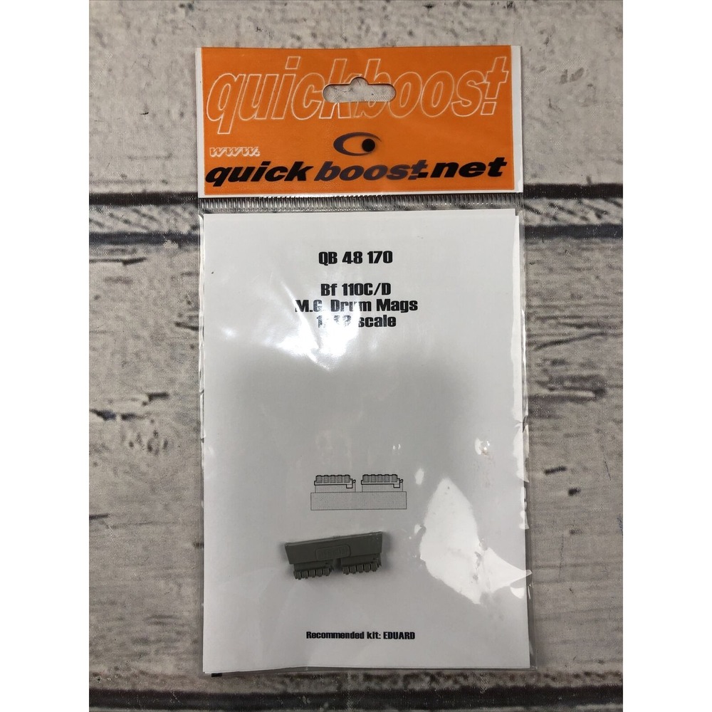 Quickboost 48170 1/48 Bf 110C/D M.G. Drum Mags Accessories for aircraft New